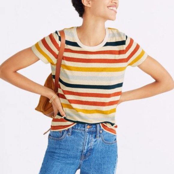 Madewell Tops - SOLD Madewell 100% Cotton Lo-Fi Shrunken Tee